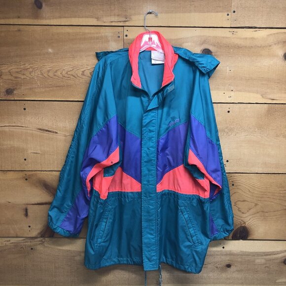 Vintage Adidas 1990s Track Suit Windbreaker Set Womens Size Large Retro Nylon - Picture 2 of 15